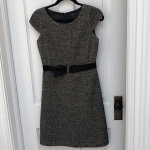 tocca tweed wool and silk dress